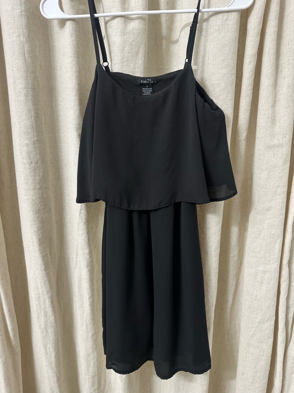 Rue21 Black Spaghetti-Strap Mini Dress
